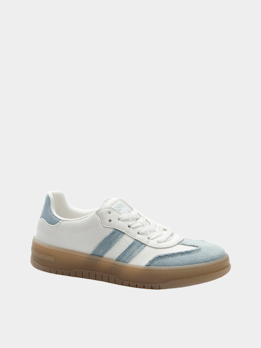 Кеды низкие Keddo модель 457158/05-05-white/blue Фото