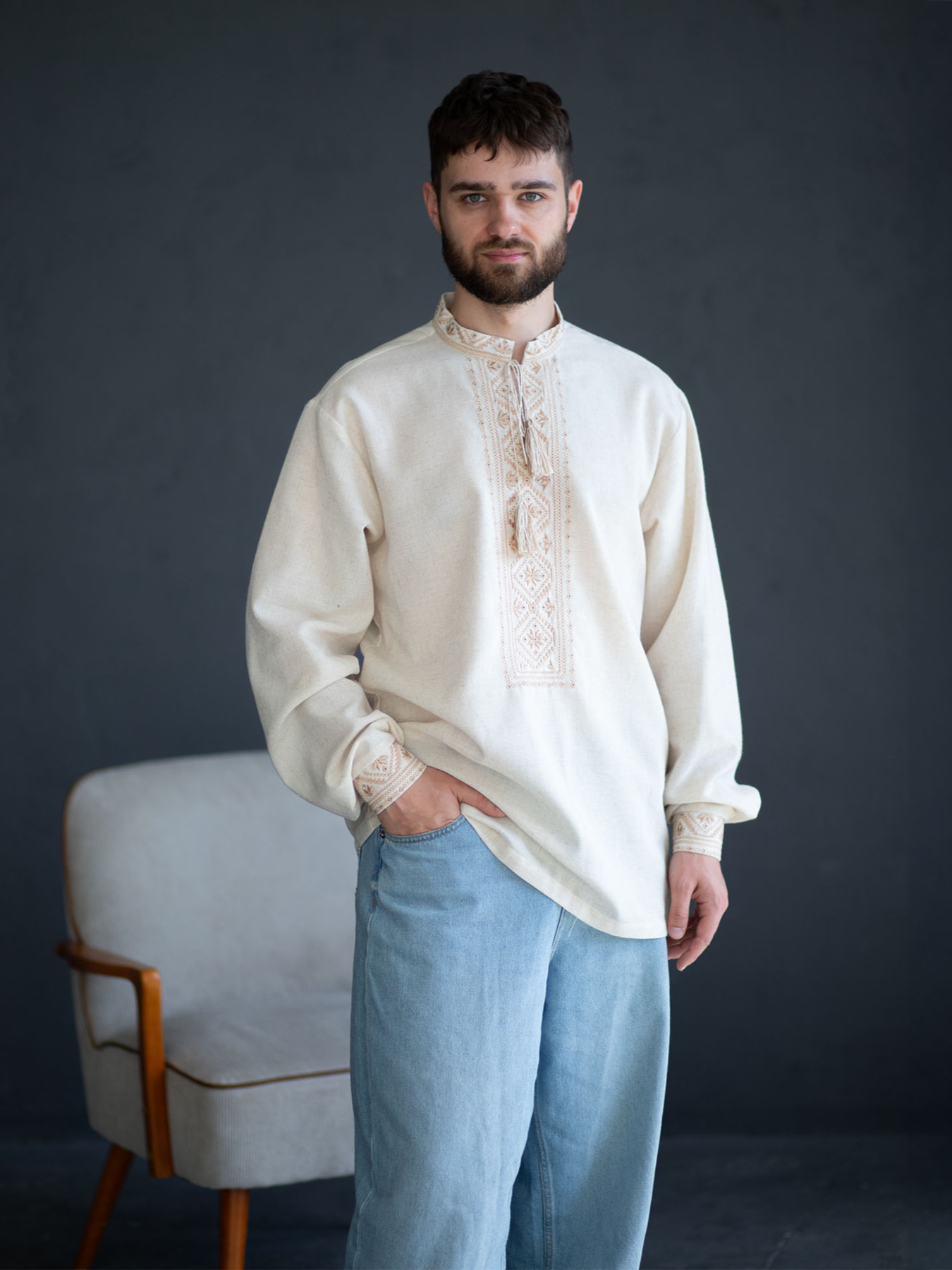 Вышитая рубашка Едельвіка модель 343-24/08 Фото