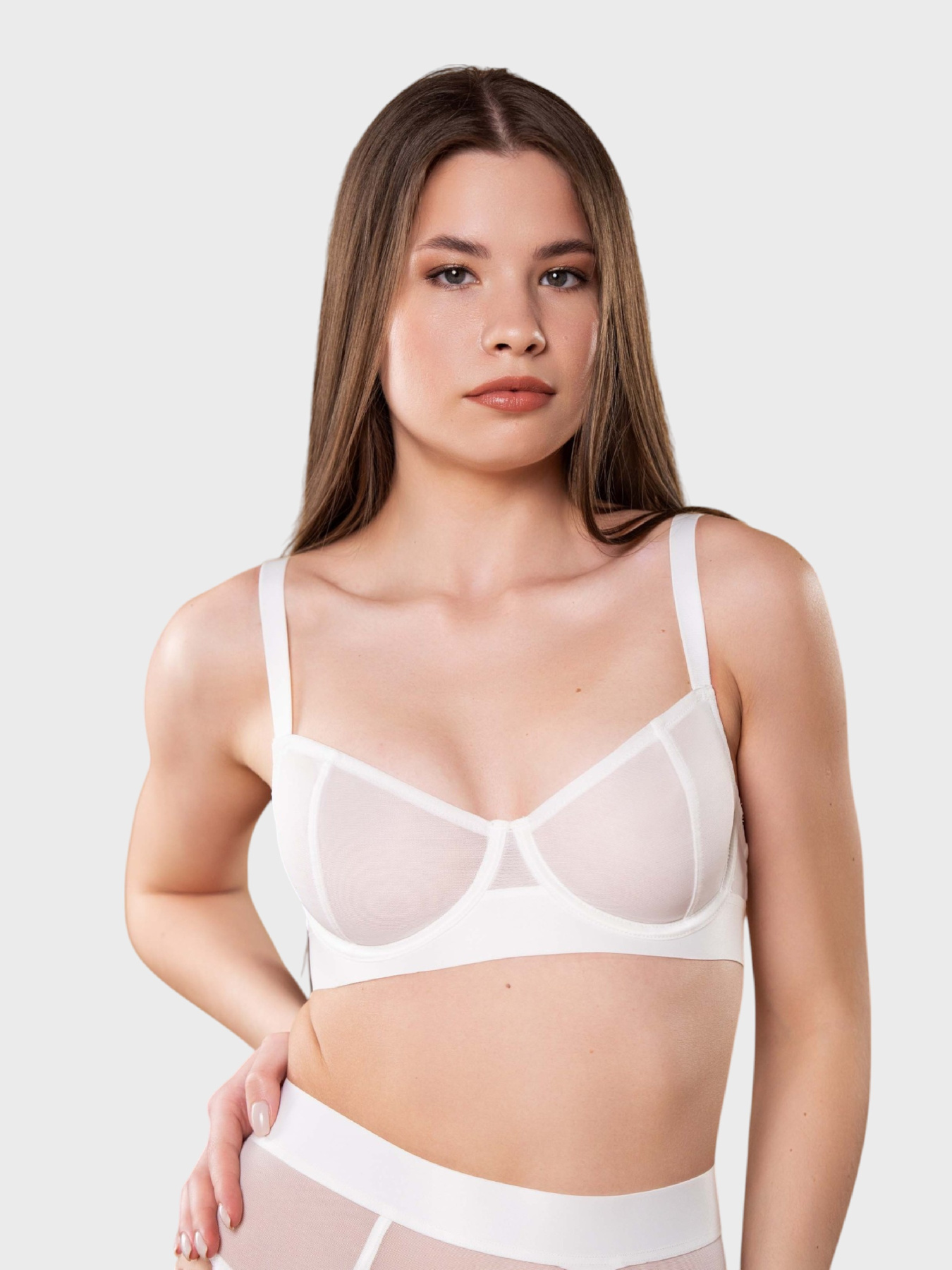 Бюстгальтер Brabrabra модель SLZ27301005_white Бюстгальтер Brabrabra модель SLZ27301005_white Фото