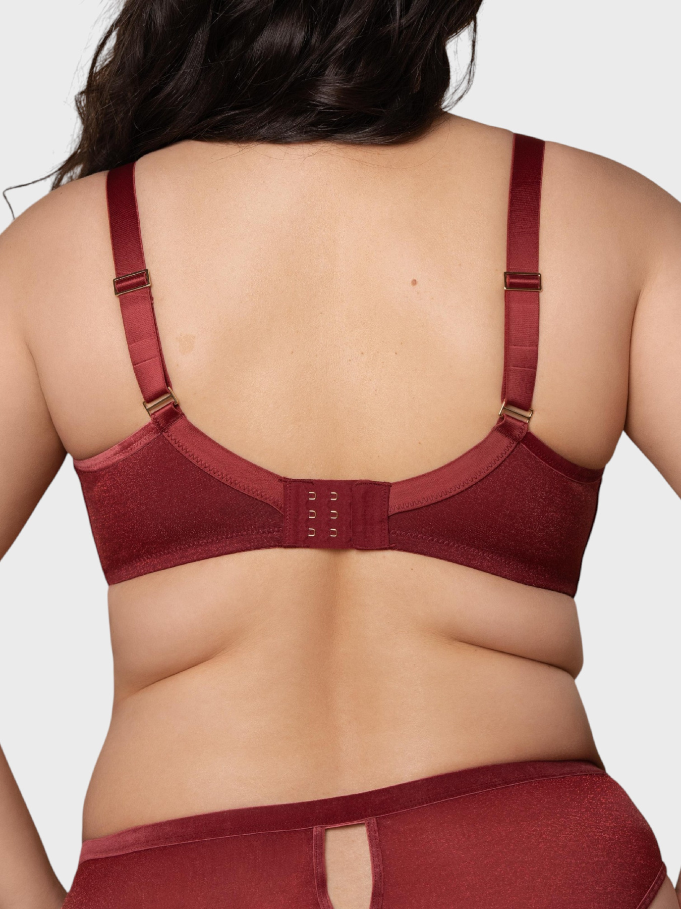 Бюстгальтер Brabrabra модель SLZ27301311_burgundy Фото