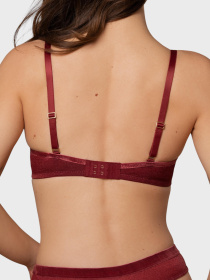 Бюстгальтер Brabrabra модель SLZ27301377_burgundy Фото