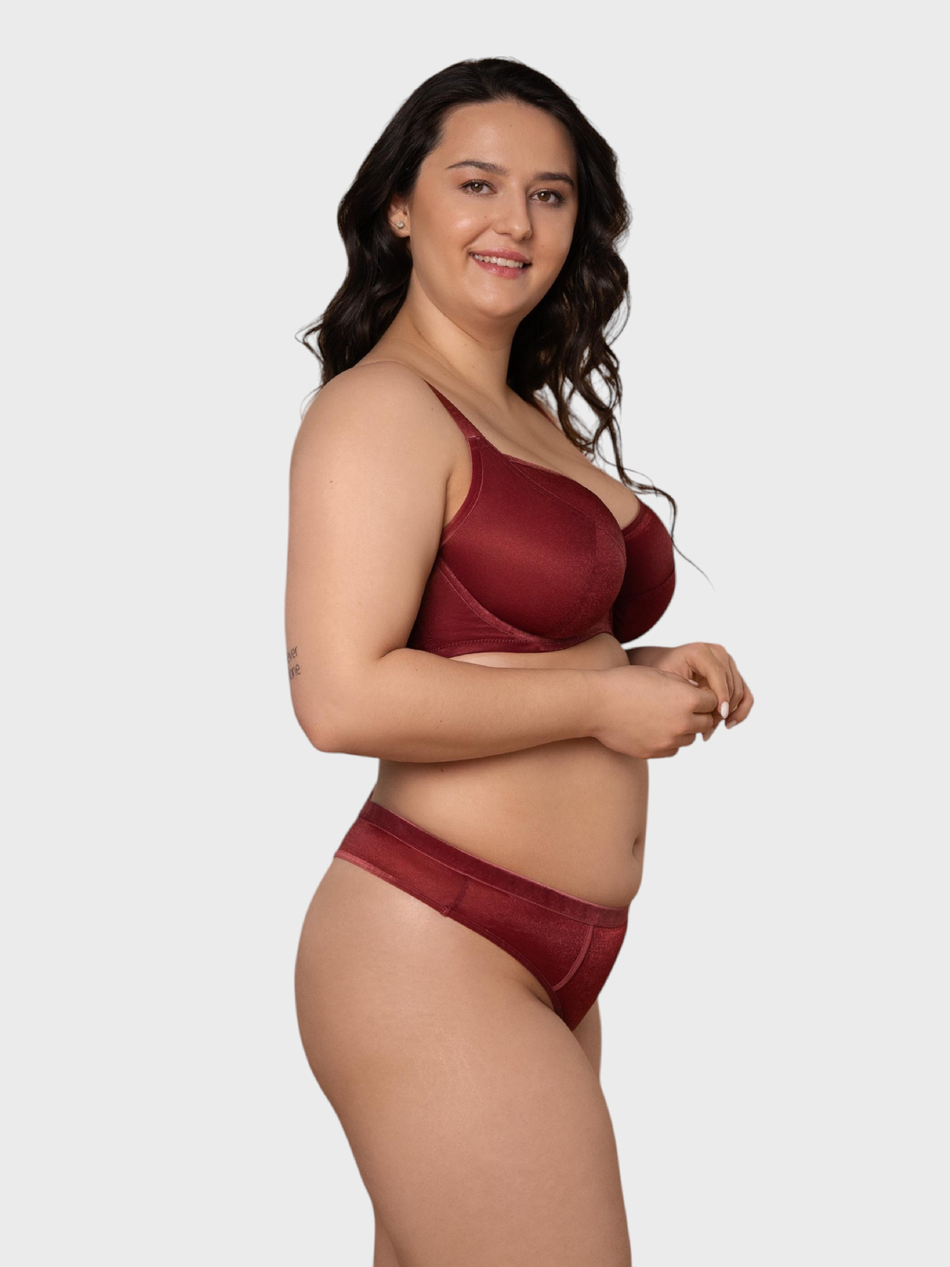 Труси Brabrabra модель SLZ27302302_burgundy Фото