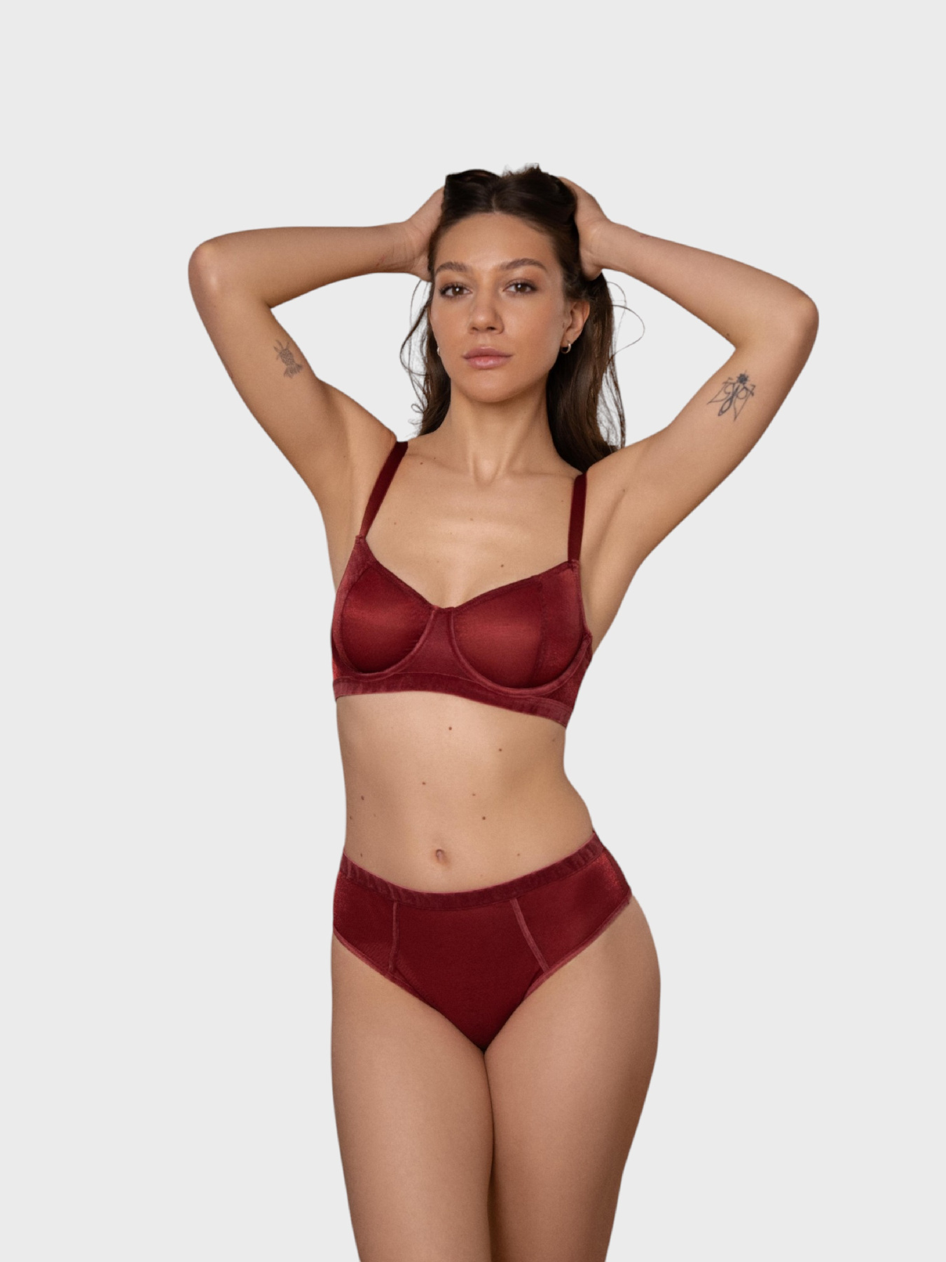 Труси Brabrabra модель SLZ27302321_burgundy Фото