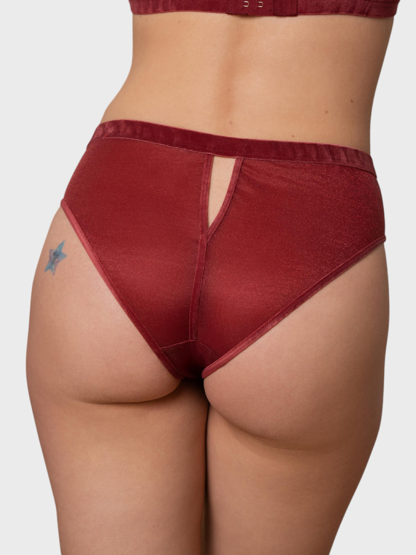 Трусы Brabrabra модель SLZ27302321_burgundy Фото