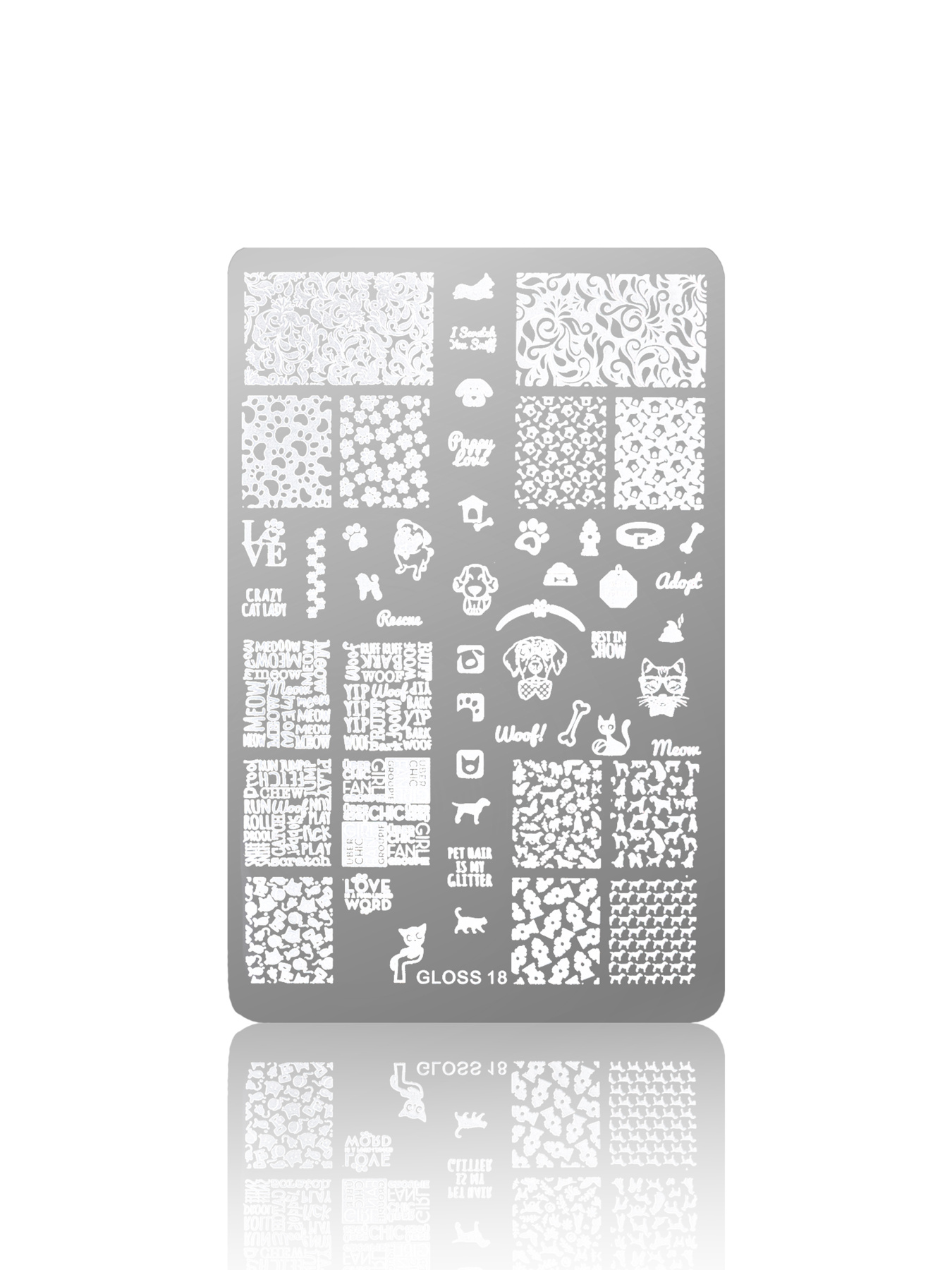 Пластина для стемпінгу GLOSS 18 GLOSS COMPANY модель 4823271409640 Фото