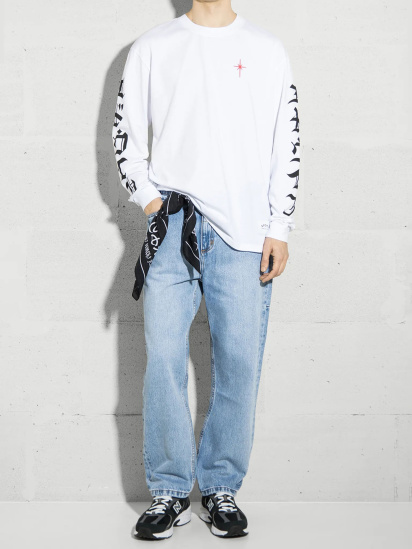 Лонгслив EDWIN модель High Life Low Levels garment washed — фото - INTERTOP