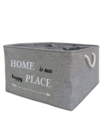 Корзина Органайзер для белья и игрушек на затяжках  - Серый 60 л Lovely Svi  модель 6904084224151 Фото