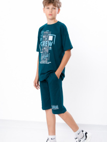 Повседневный костюм Носи своє модель 6466-001-33-1-temno-smaragdovij Фото