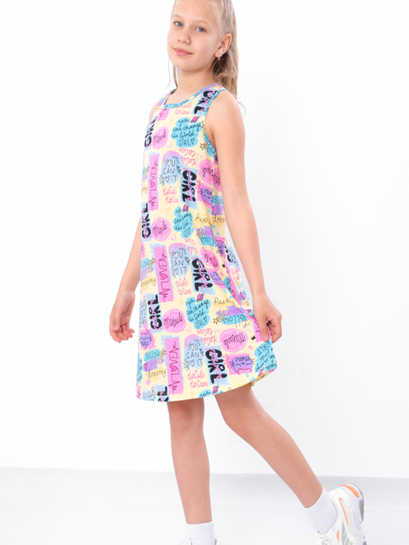 Сукня міді Носи своє модель 6205-002-1-girl-svtlo-zhovtij Фото