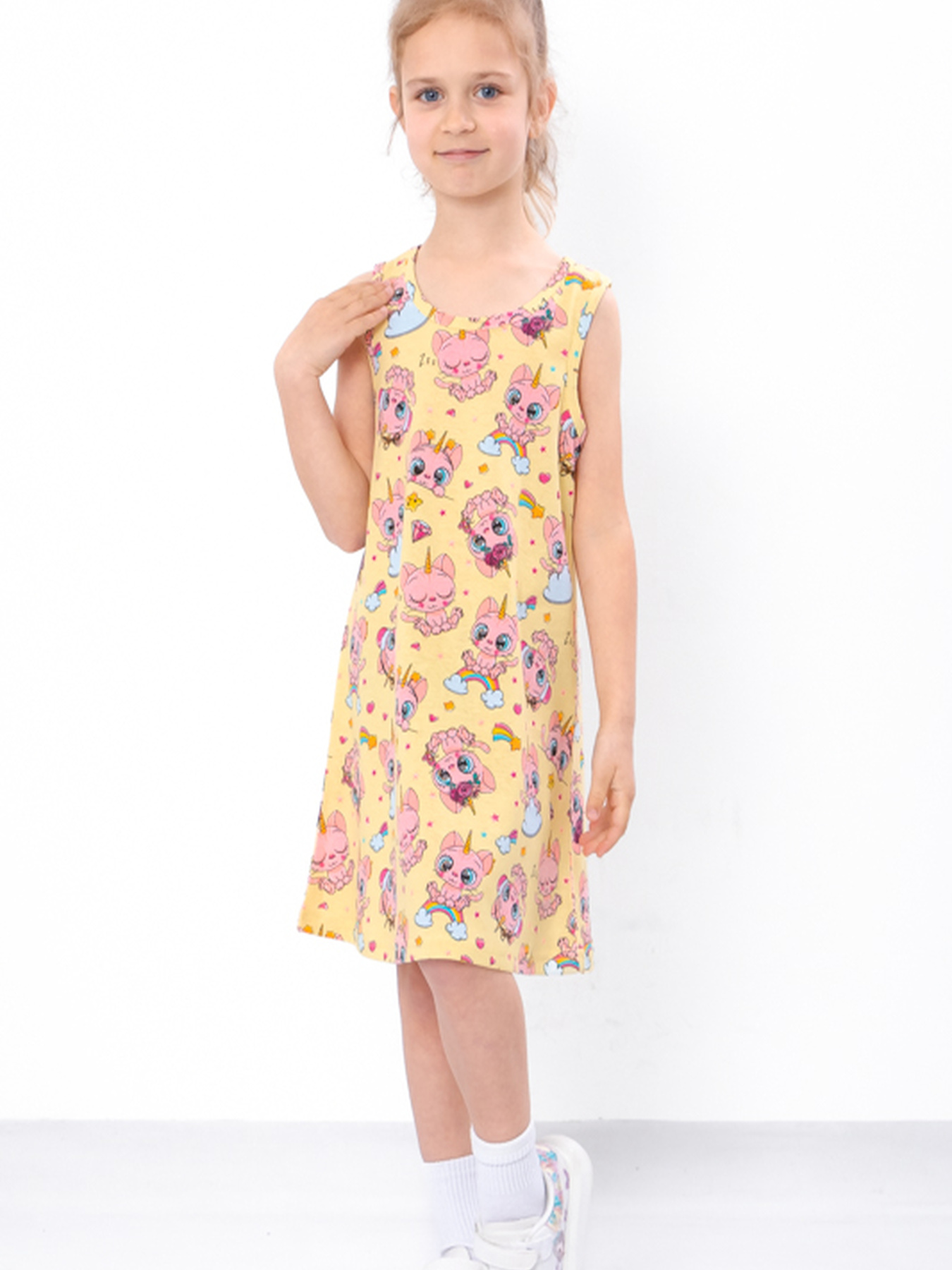 Сукня міді Носи своє модель 6205-002-kicq-dinorg-zhovtij Фото