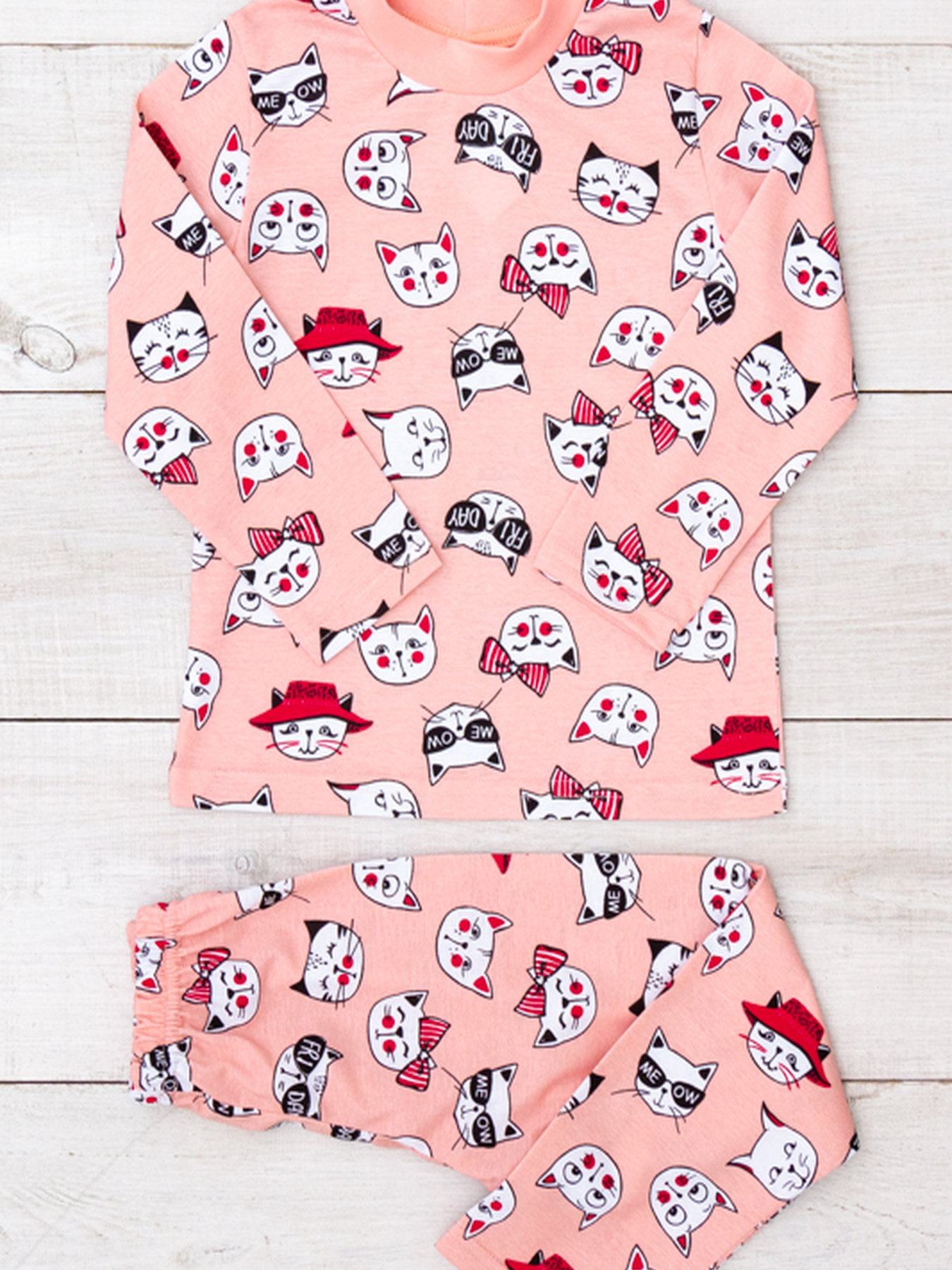 Пижама Носи своє модель 6076-002-5-kotiki-persik Фото