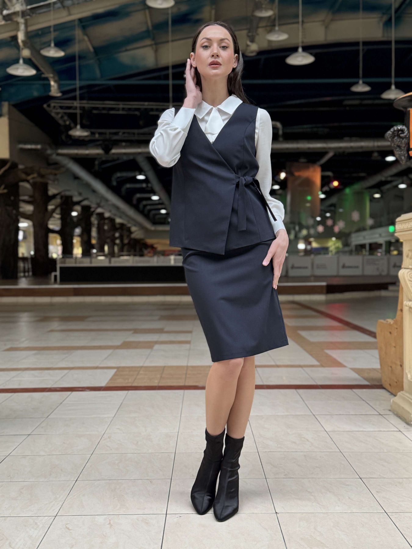 Спідниця міді CAT ORANGE модель 6277 Фото