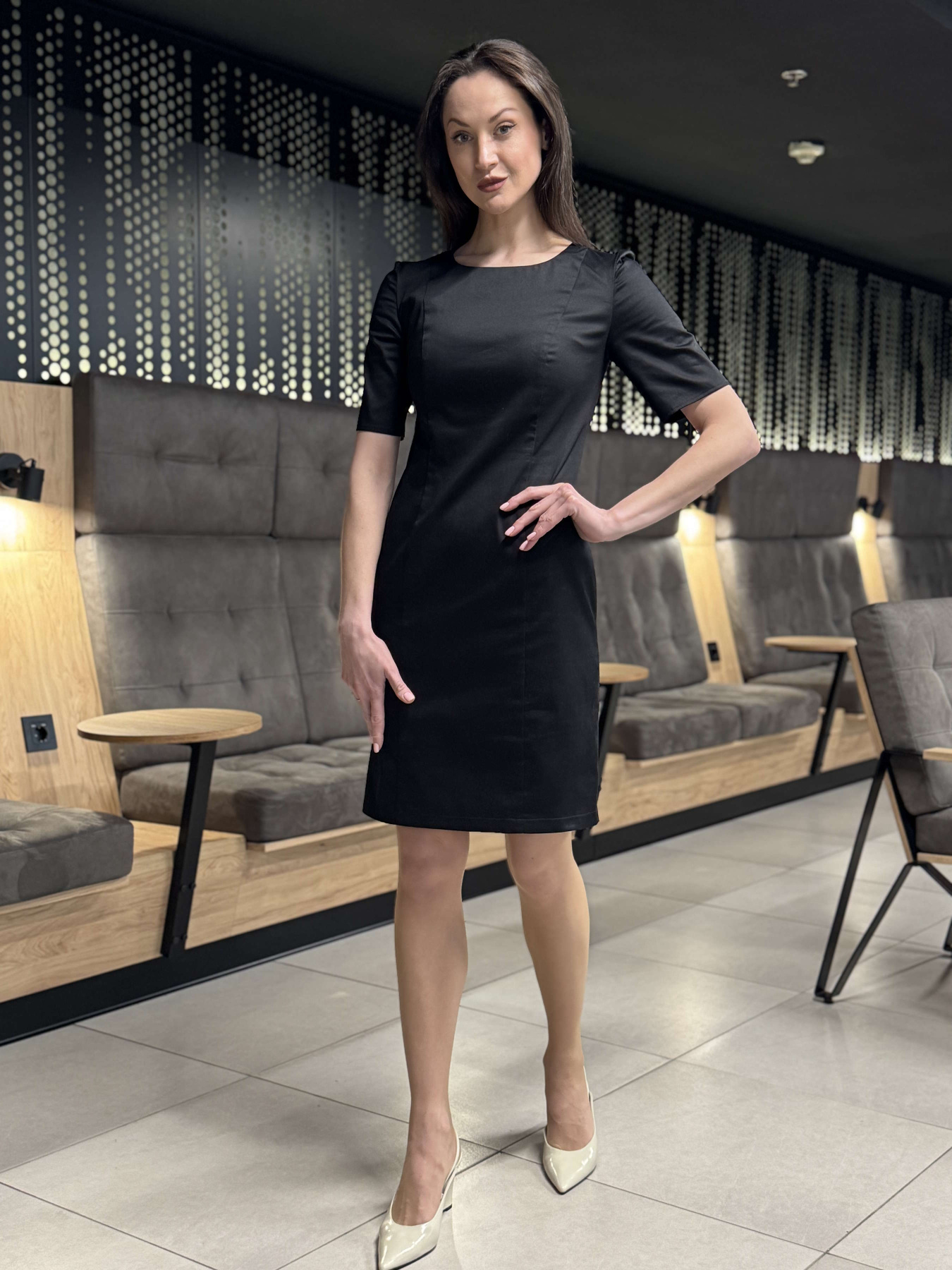 Платье мини CAT ORANGE модель 5818 Фото