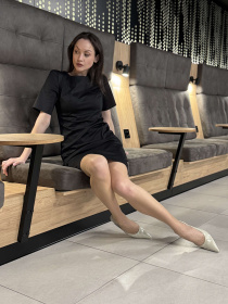 Платье мини CAT ORANGE модель 5818 Фото