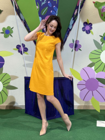 Платье мини CAT ORANGE модель 5819 Фото