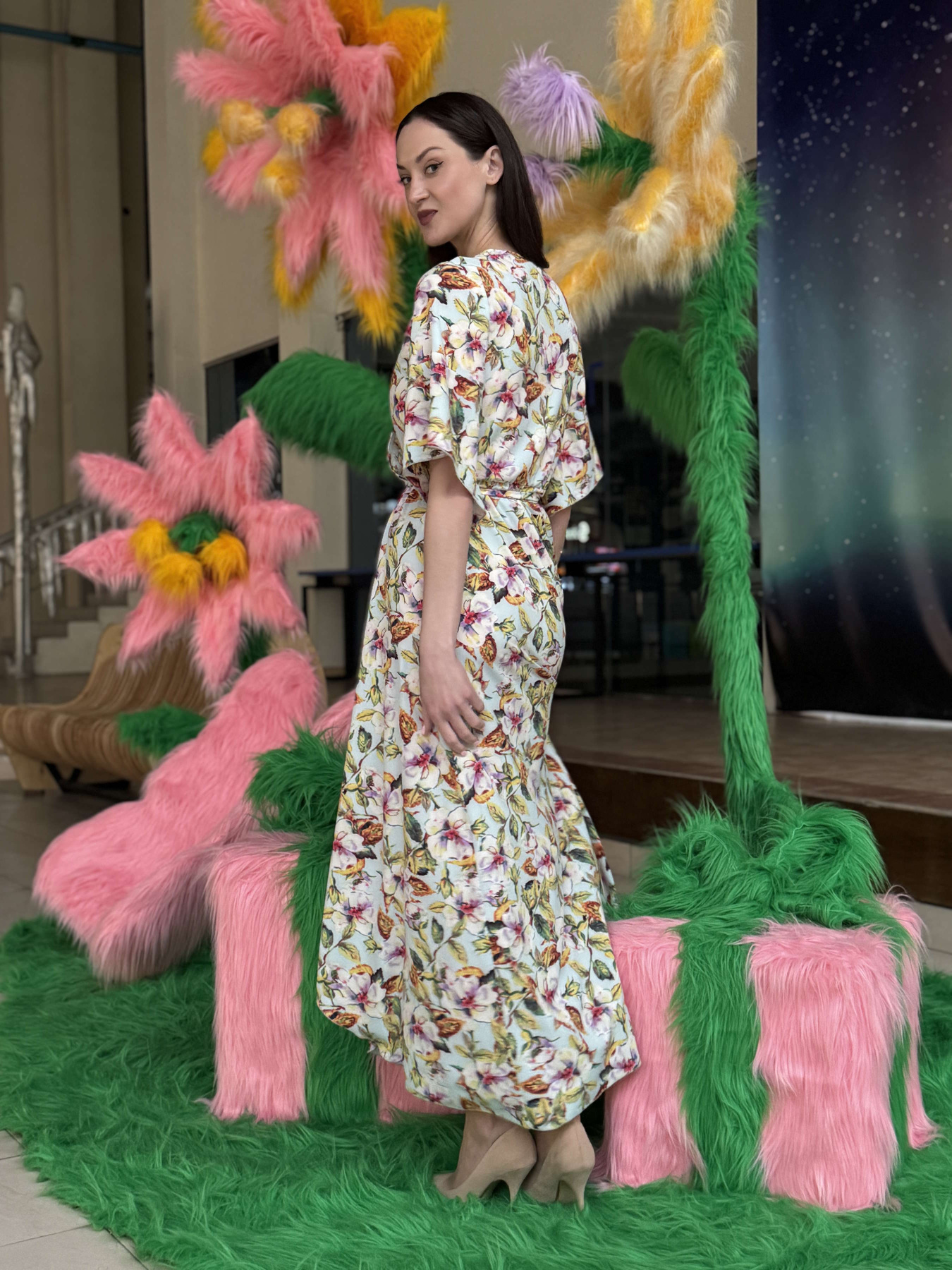 Платье макси CAT ORANGE модель 5820 Фото