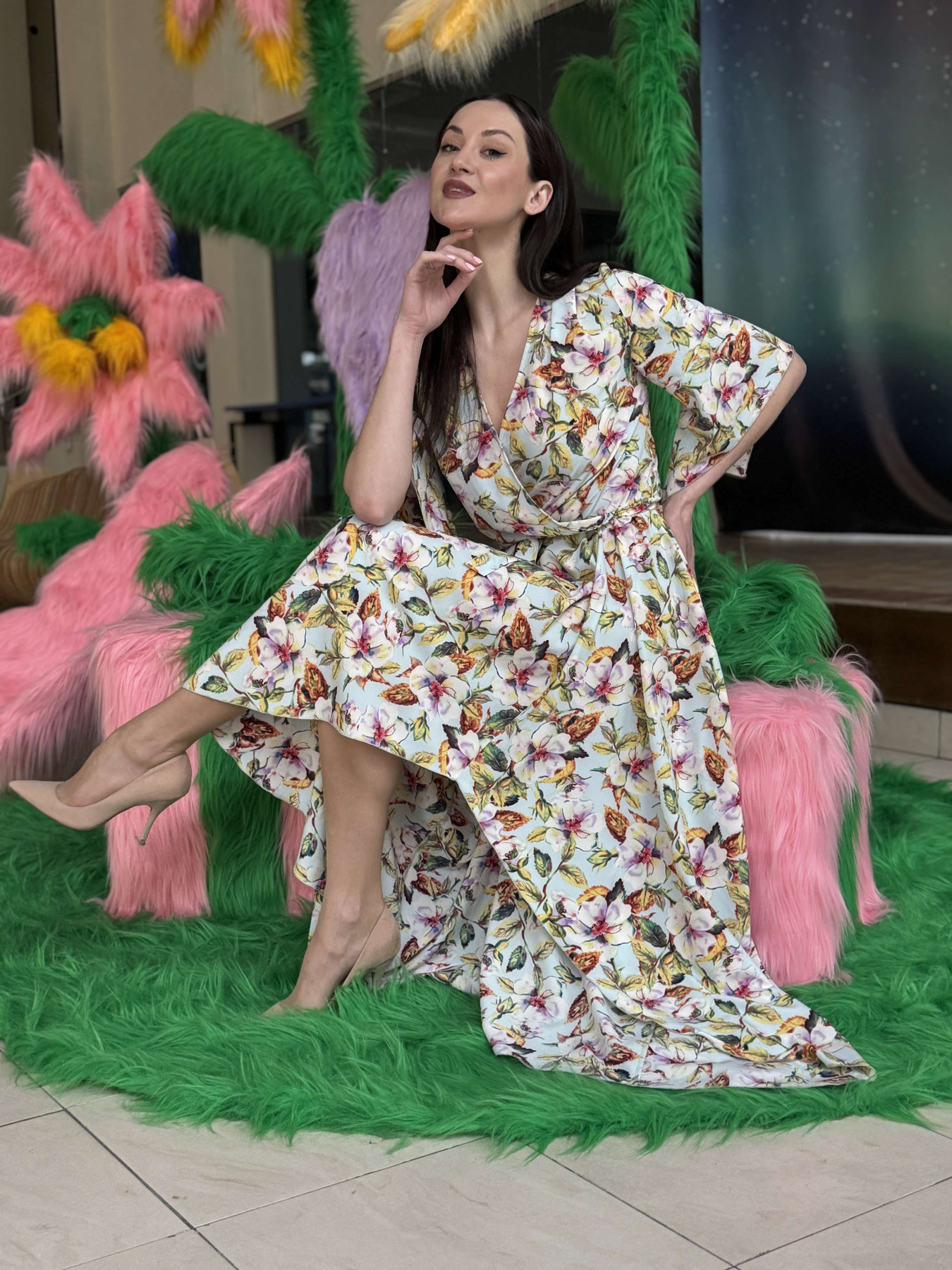 Платье макси CAT ORANGE модель 5820 Фото