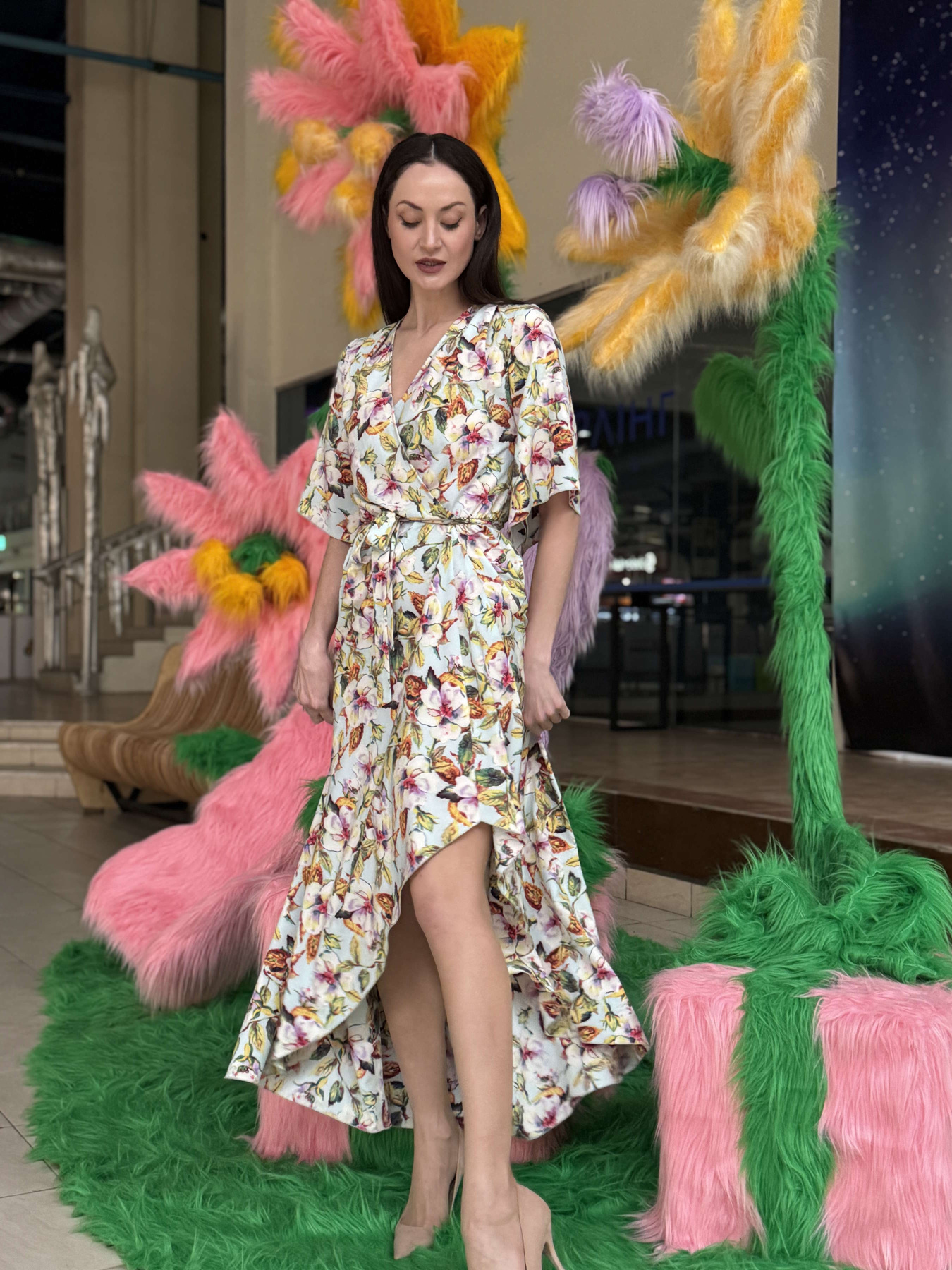 Сукня максі CAT ORANGE модель 5820 Фото