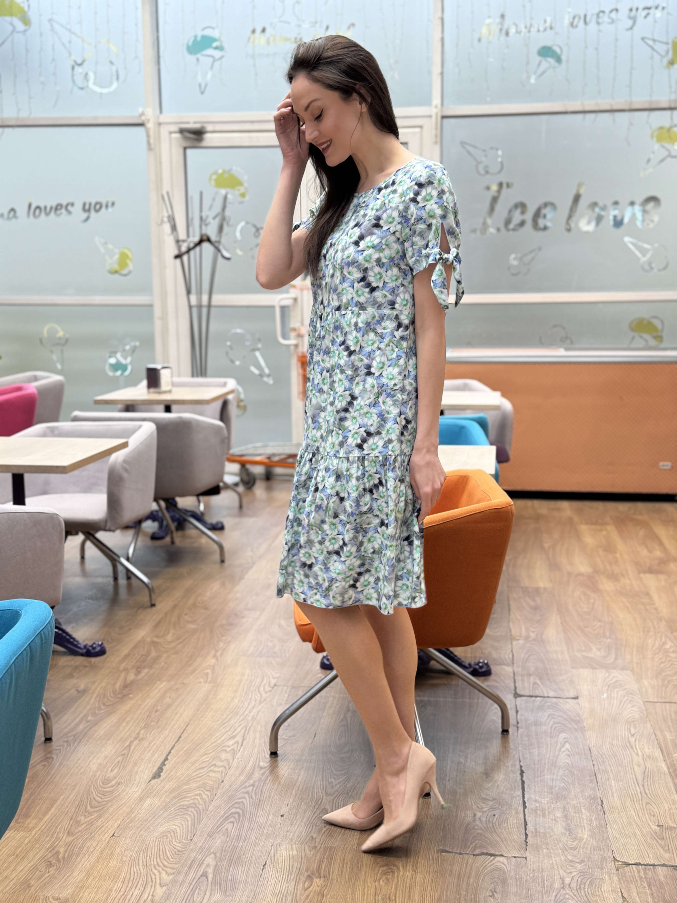 Сукня міді CAT ORANGE модель 5822 Фото