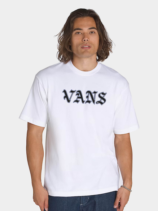 Футболкалар мен поло жейделер Vans үлгі VN000M62WHT1 Фото