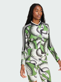 Белый - Лонгслив adidas