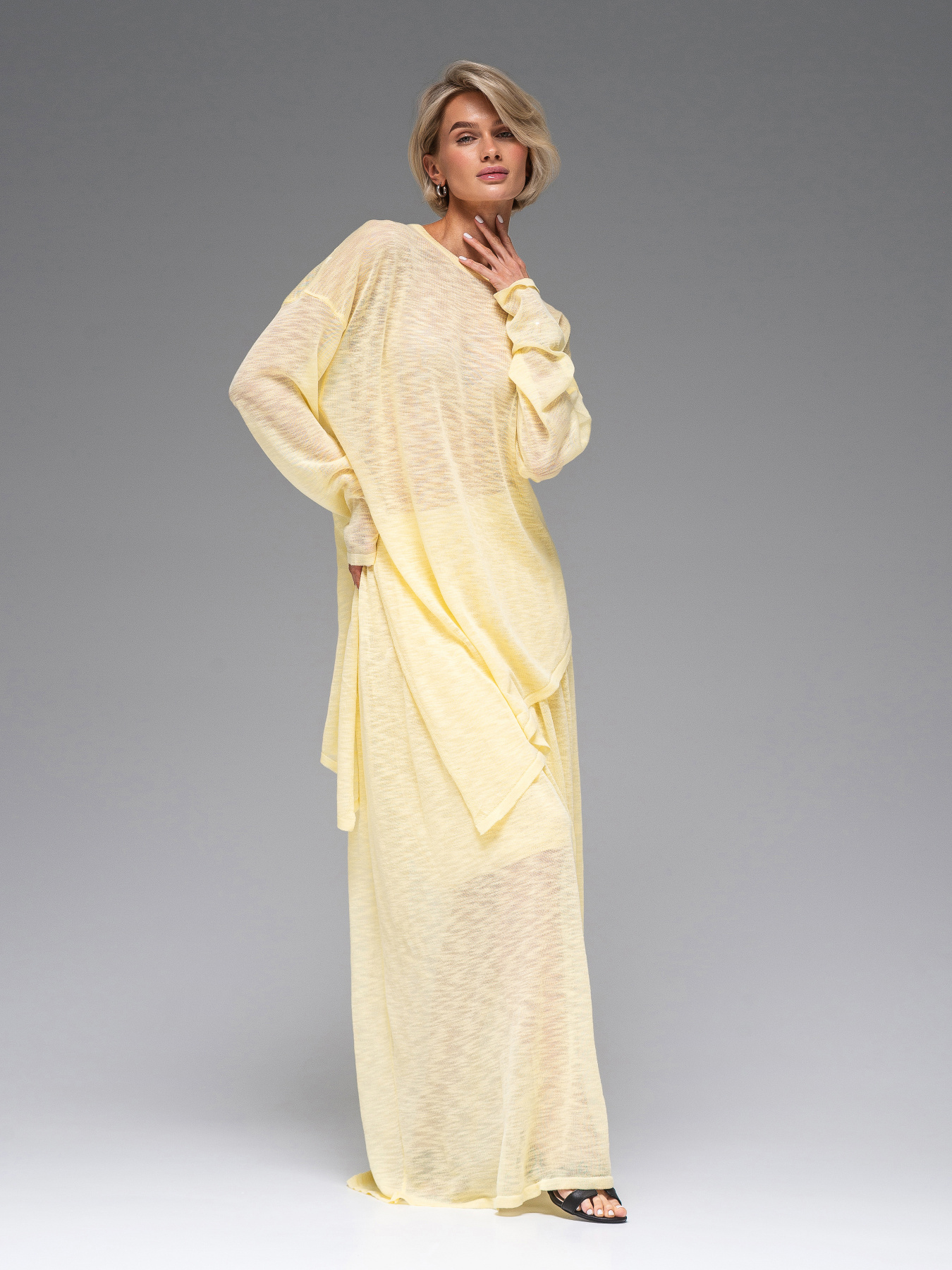 Повсякденний костюм VIVA WEAR модель 1165-diva-yellow Фото