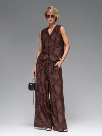 Костюм VIVA WEAR модель 3808-jilet-choco Фото