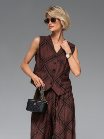 Костюм VIVA WEAR модель 3808-jilet-choco Фото
