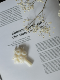 Аромасаше "Букетик", аромат - Midnight Blackberry (Полночная ежевика), из натурального оливкового воска Candle Design модель 160.3003 Фото