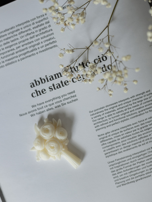 Ароматичне саше "Букетик", аромат - Midnight Blackberry (Опівнічна ожина), з натурального оливкового воску Candle Design модель 160.3003 Фото