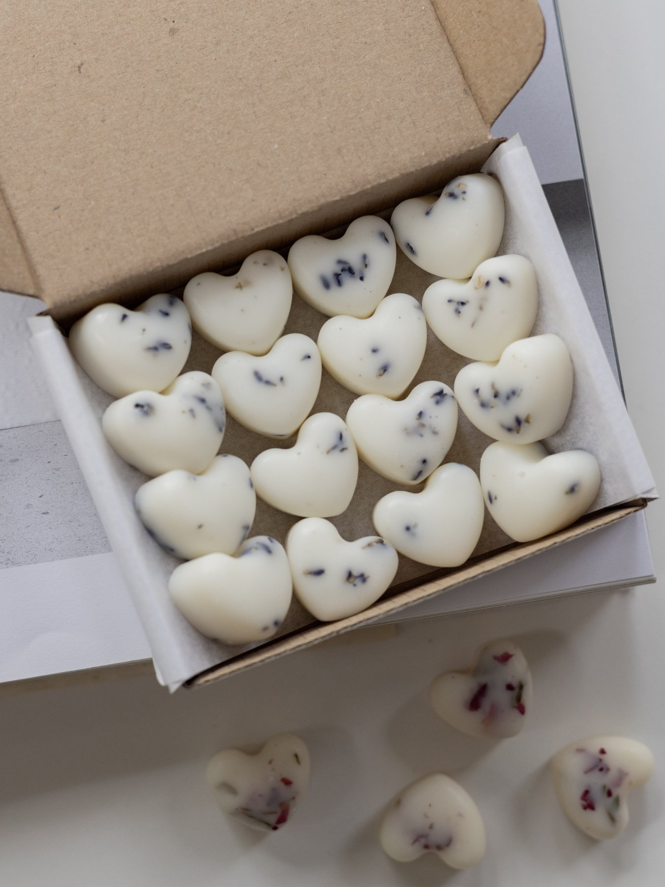 Набор ароматических саше "Сердечки" - аромат лаванда, из натурального оливкового воска Candle Design модель 160.2030 Фото