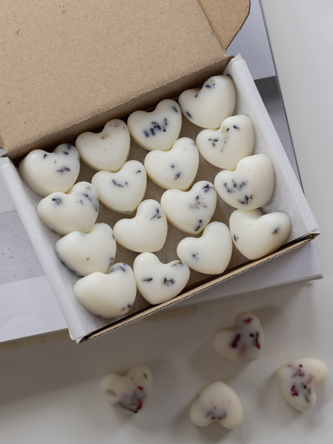 Набор ароматических саше "Сердечки" - аромат лаванда, из натурального оливкового воска Candle Design модель 160.2030 Фото