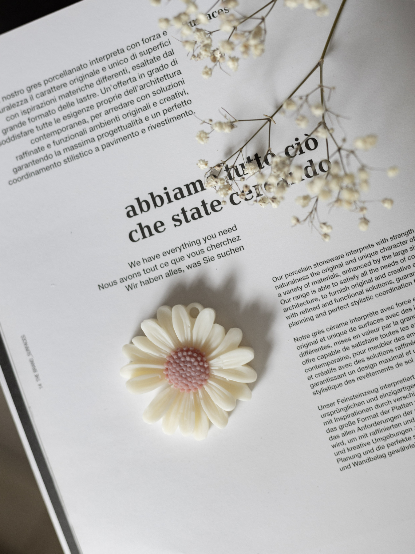 Ароматическое саше "Ромашка", аромат - Midnight Blackberry, из натурального оливкового воска Candle Design модель 160.2002 Фото