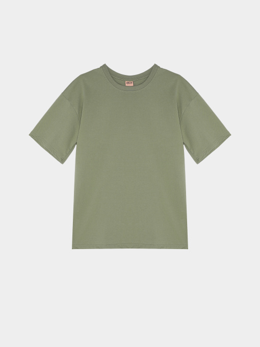 Футболка Ейсік Оверсайз модель Haki_Rozheva Фото