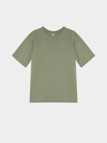 Футболка Ейсік Оверсайз модель Haki_Rozheva Фото