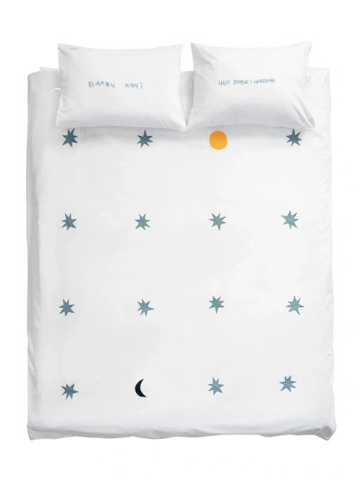 Комплект постельного белья с вышивкой LEVAN HOME модель 1100121 Фото