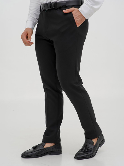 Брюки повседневные Trend Collection модель TC12621BlackSHTN — фото 6 - INTERTOP