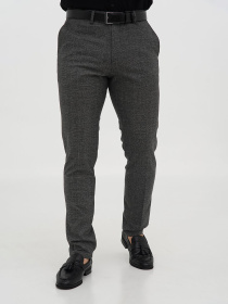 Повседневные штаны Trend Collection модель TC12601BlackGreySHTN Фото