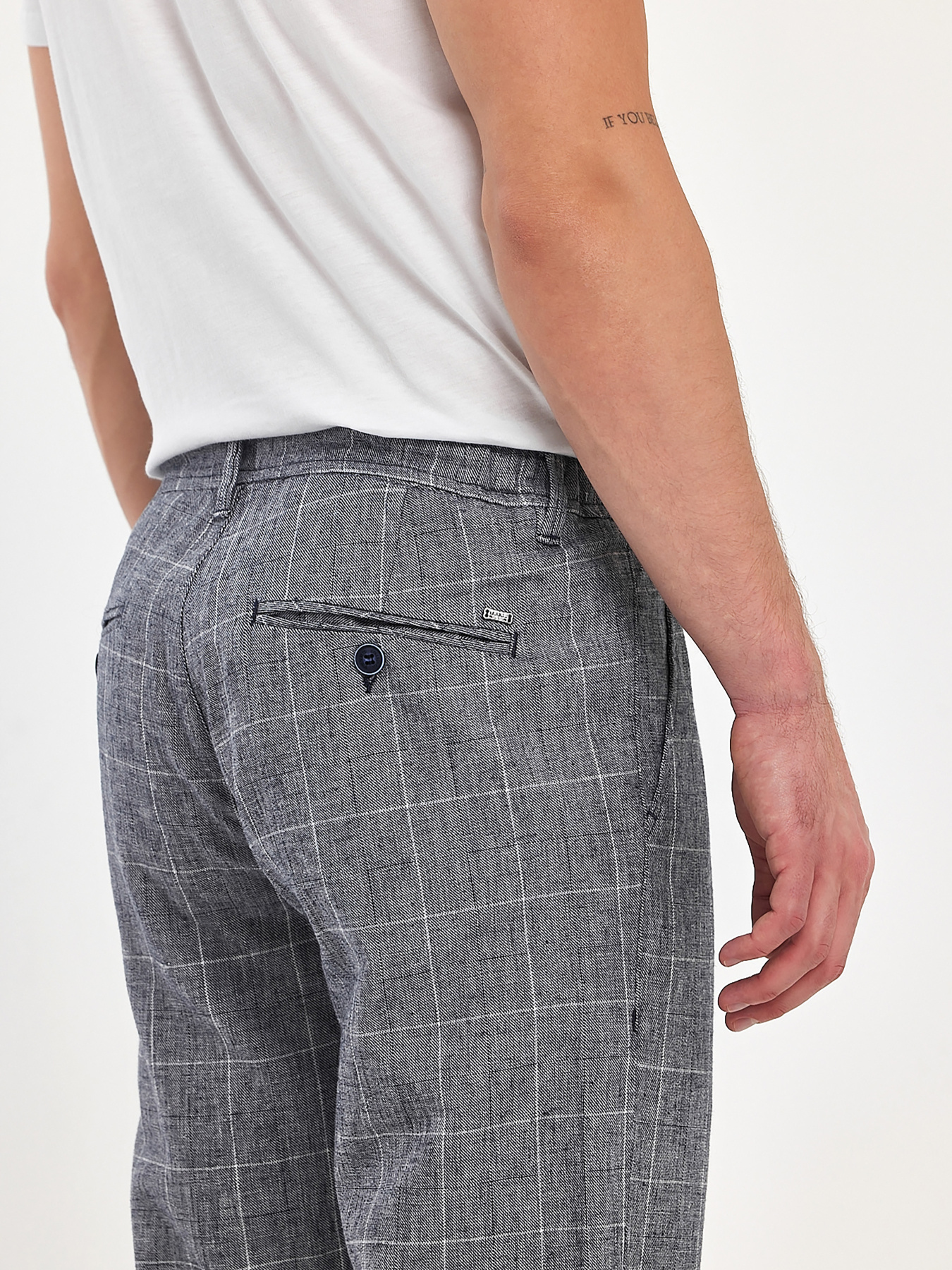 Повсякденні штани Trend Collection модель TC12150GreyWhiteSHTN Фото