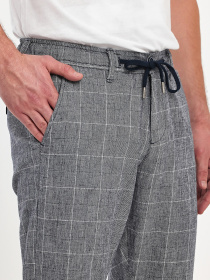 Повсякденні штани Trend Collection модель TC12150GreyWhiteSHTN Фото