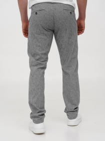 Брюки повседневные Trend Collection модель TC12123GreyWhiteSHTN Фото