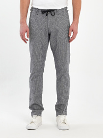 Повседневные штаны Trend Collection модель TC12122GreyWhiteSHTN Фото