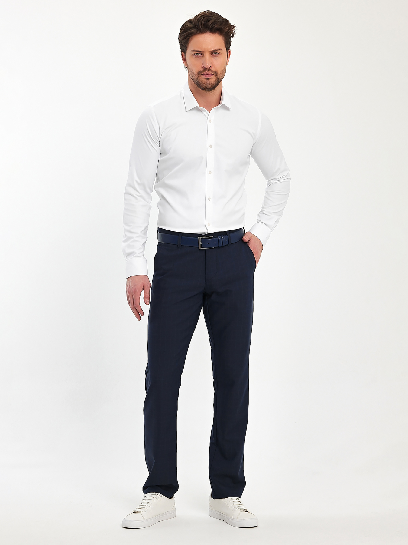 Повсякденні штани Trend Collection модель TC11447BlueSHTN Повсякденні штани Trend Collection модель TC11447BlueSHTN Фото