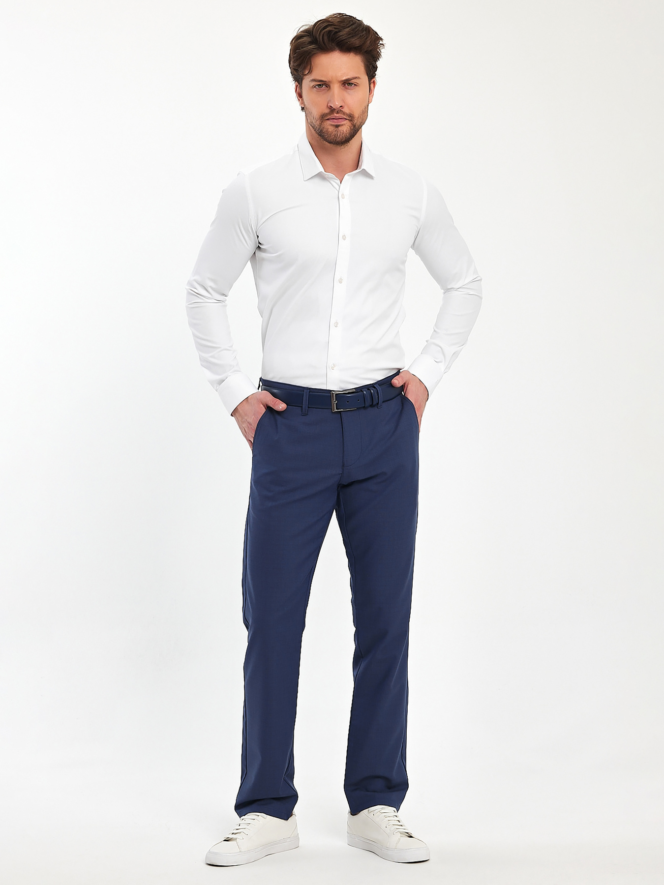 Повсякденні штани Trend Collection модель TC11398BlueSHTN Фото