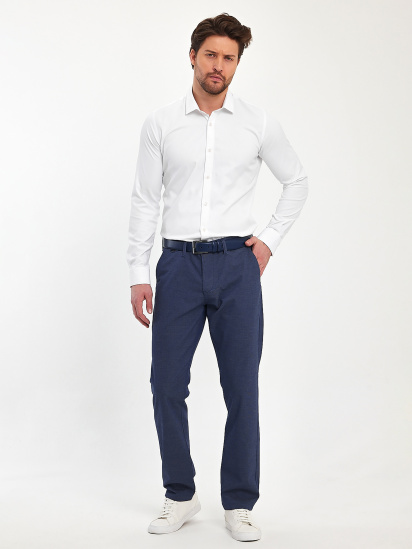 Брюки повседневные Trend Collection модель TC11396DarkBlueSHTN — фото - INTERTOP