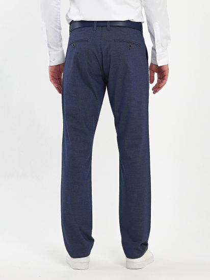 Брюки повседневные Trend Collection модель TC11396DarkBlueSHTN — фото 4 - INTERTOP