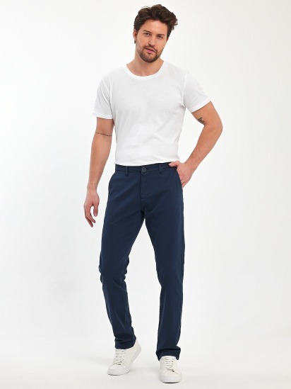 Брюки повседневные Trend Collection модель TC11317DarkBlueSHTN — фото - INTERTOP