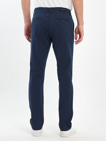 Брюки повседневные Trend Collection модель TC11317DarkBlueSHTN — фото 4 - INTERTOP