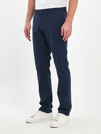 Брюки повседневные Trend Collection модель TC11317DarkBlueSHTN — фото 6 - INTERTOP