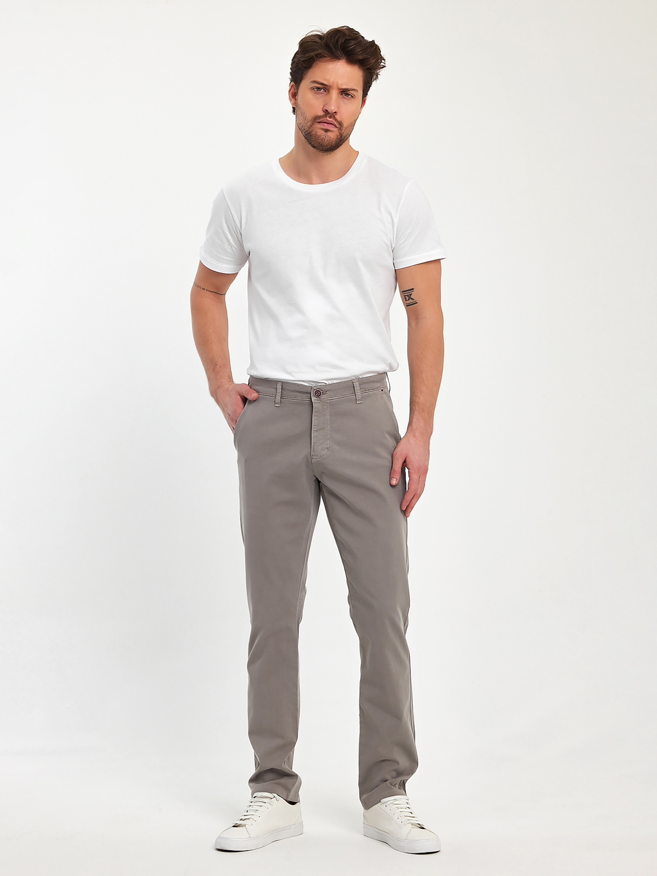 Штани повсякденні Trend Collection модель TC11316GreyBeigeSHTN Фото